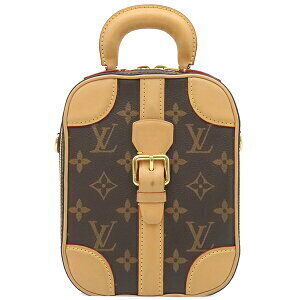 Louis Vuitton Valisette Vertical Monogram Bag Brown Handbag Shoulder